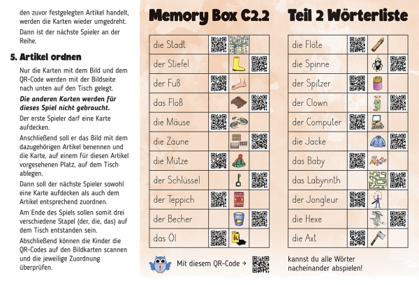 MEMORYBOX - Teil 2